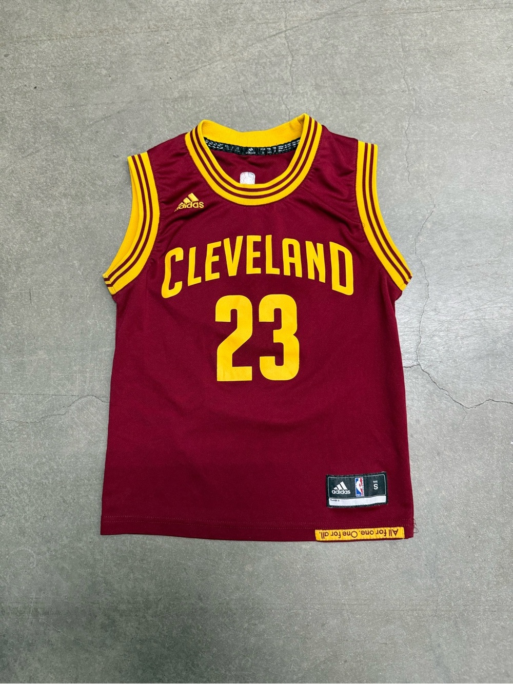 2014 Cleveland Cavaliers LeBron James #24 Adidas Youth NBA Jersey Kids Small